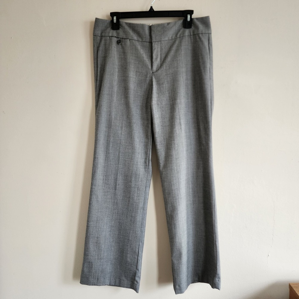 Womens Minimalist Dress Pants Size 10 Career Formal Classic Preppy Success Chic